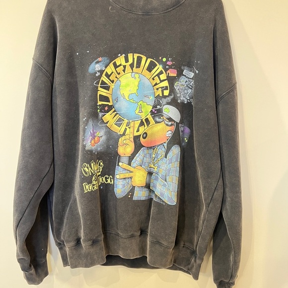 Abercrombie & Fitch Other - Abercrombie & Fitch Charcoal Snoop Dogg Crewneck Sweater